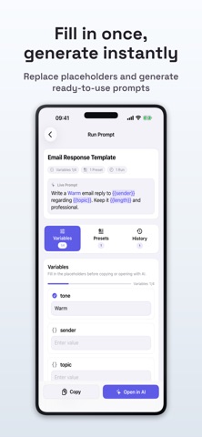 PromptVault AI Prompt Manager Screenshot 2 of 4