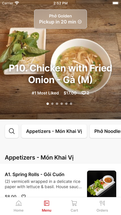 Pho Evergreen iPhone screenshot 2 - Food & Drink app
