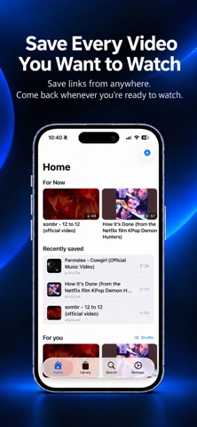 Vidshelf — Save Video URLs screenshot 1