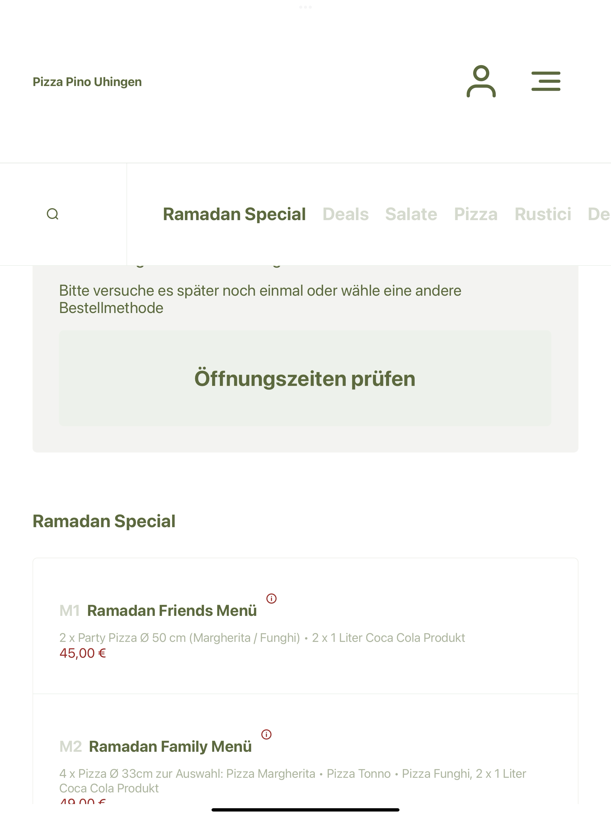 Pizza Pino Uhingen