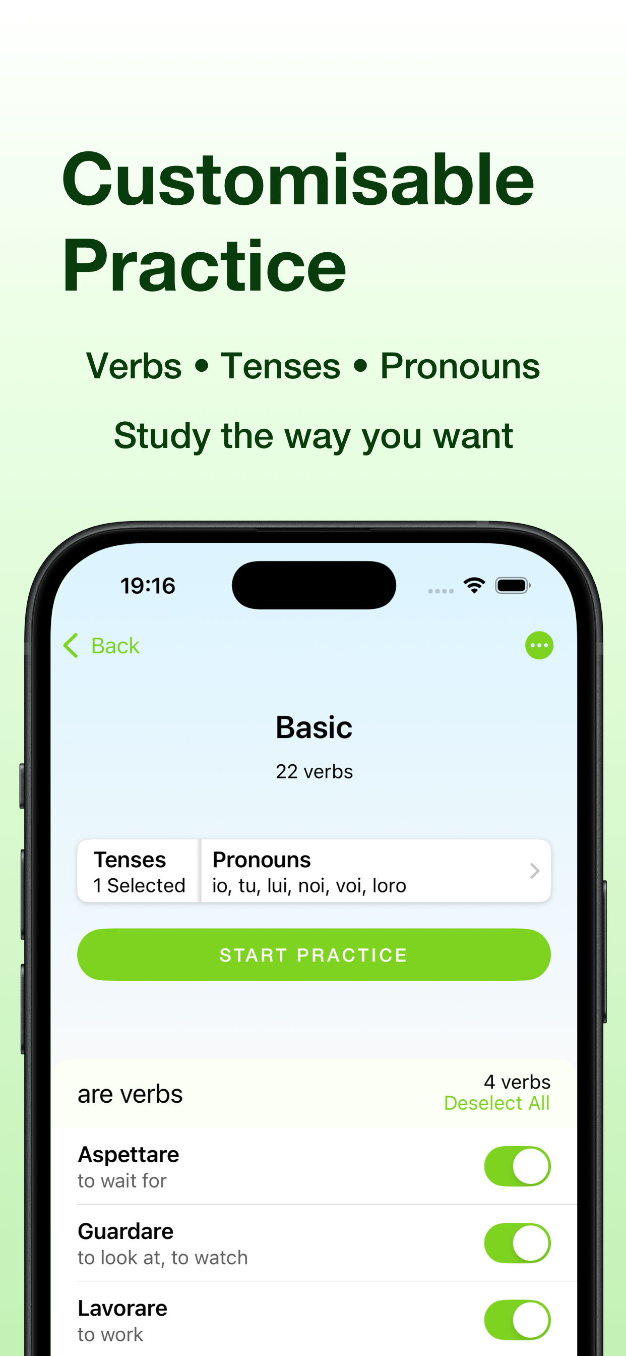 Conjuu - Italian Conjugation screenshot 4