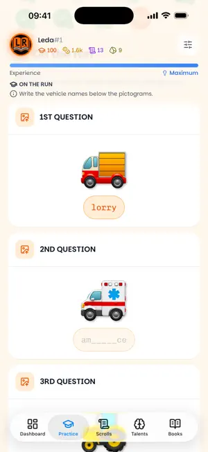 LexRune - Vocabulary Practice screenshot 2