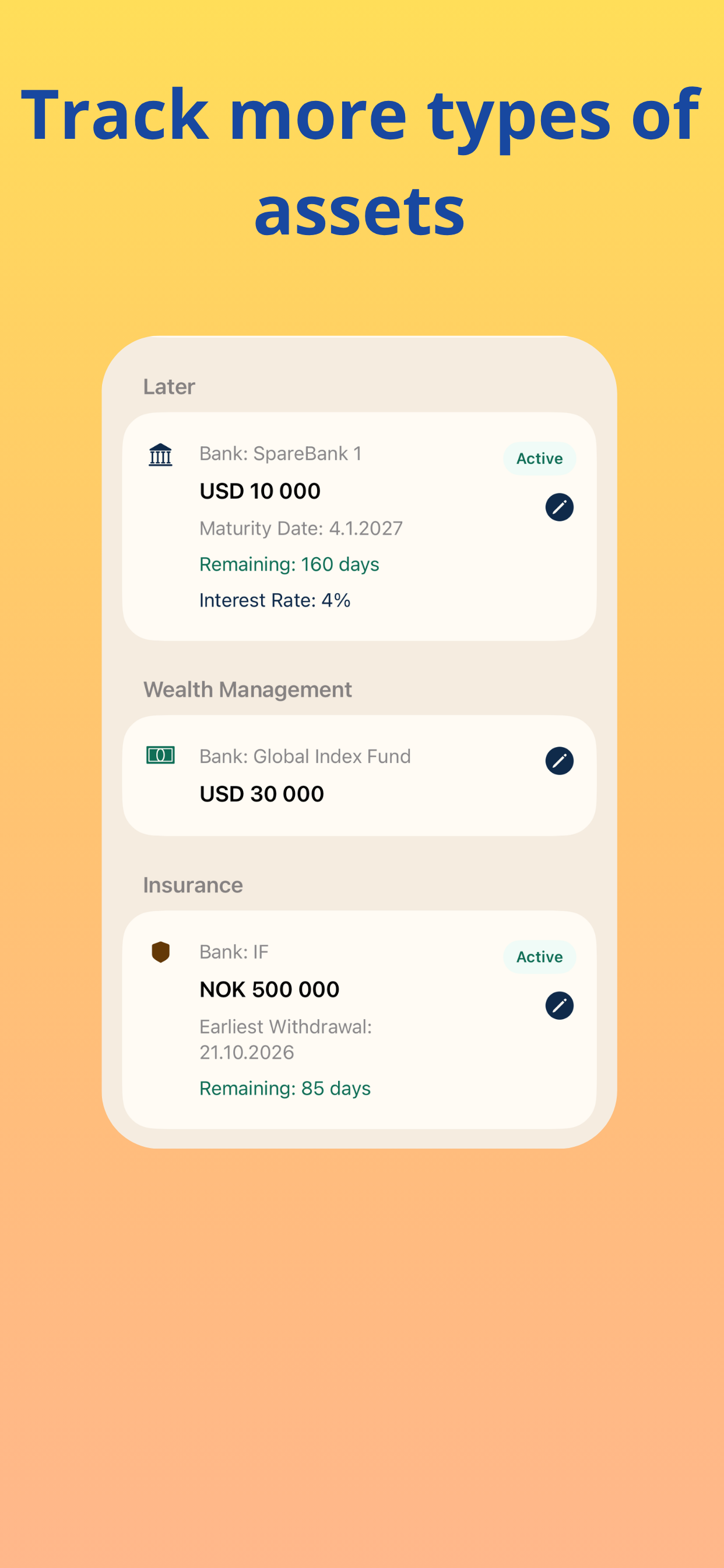 Deposit & Asset Tracker screenshot 3