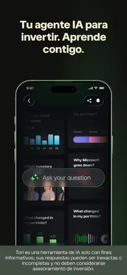 Captura de pantalla de EToro AI en iPhone 4