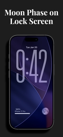 Moon Shape Widget screenshot