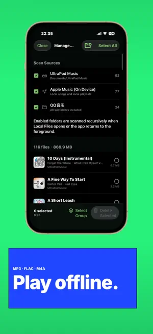 UltraPod: Neo-Retro Player screenshot 3