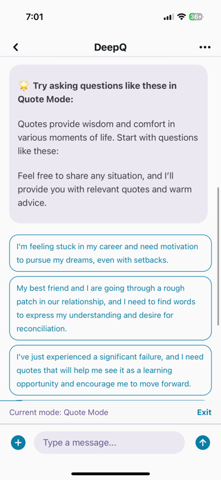 DeepQ: AI Horoscope & Tarot Screenshot 5 of 6