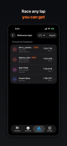 Pushlapp: Lap Analysis iPhone screenshot
