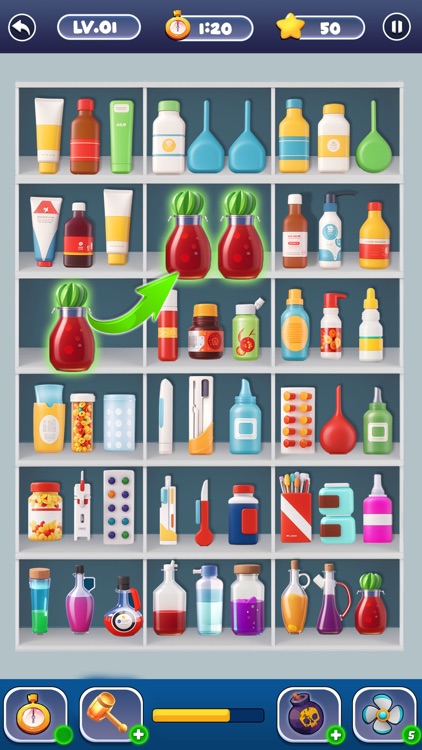 Relaxing Goods Match Game