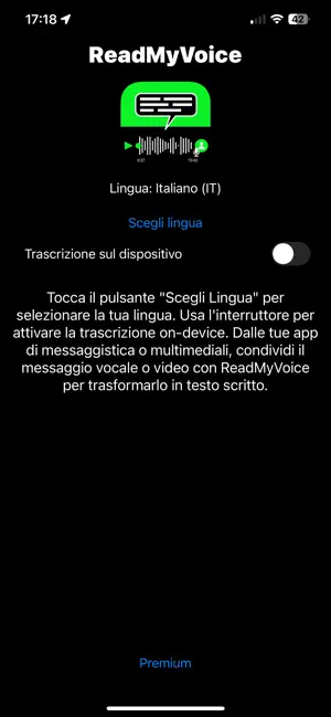 ReadMyVoice: Audio to Text screenshot 1