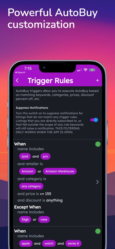 Inventory Bot - Shopping App | MWM
