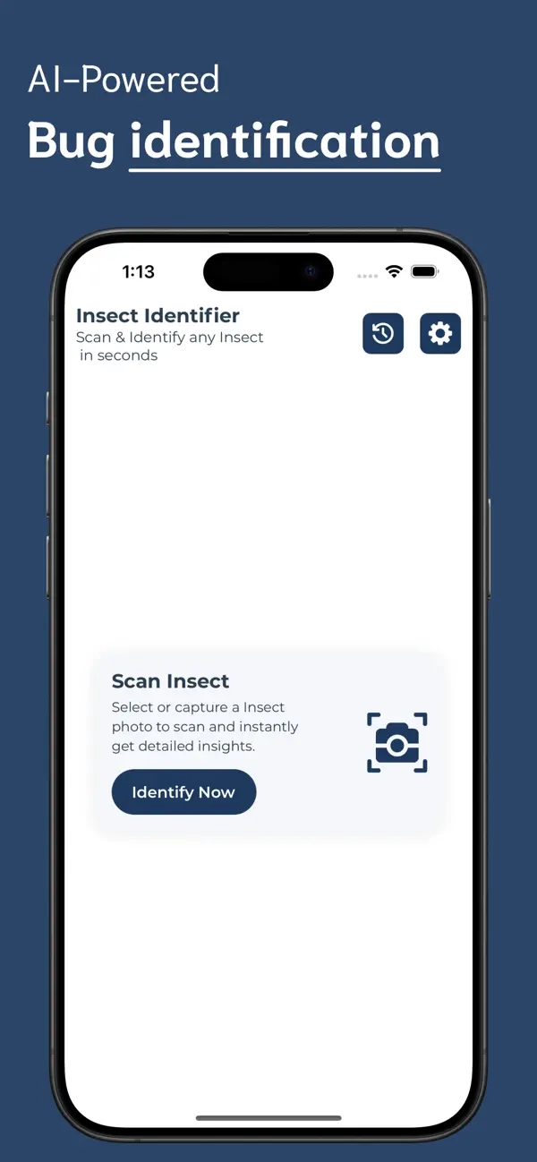 #1. Insect Identifier - II (iOS) Ved: Ankur Dhameliya