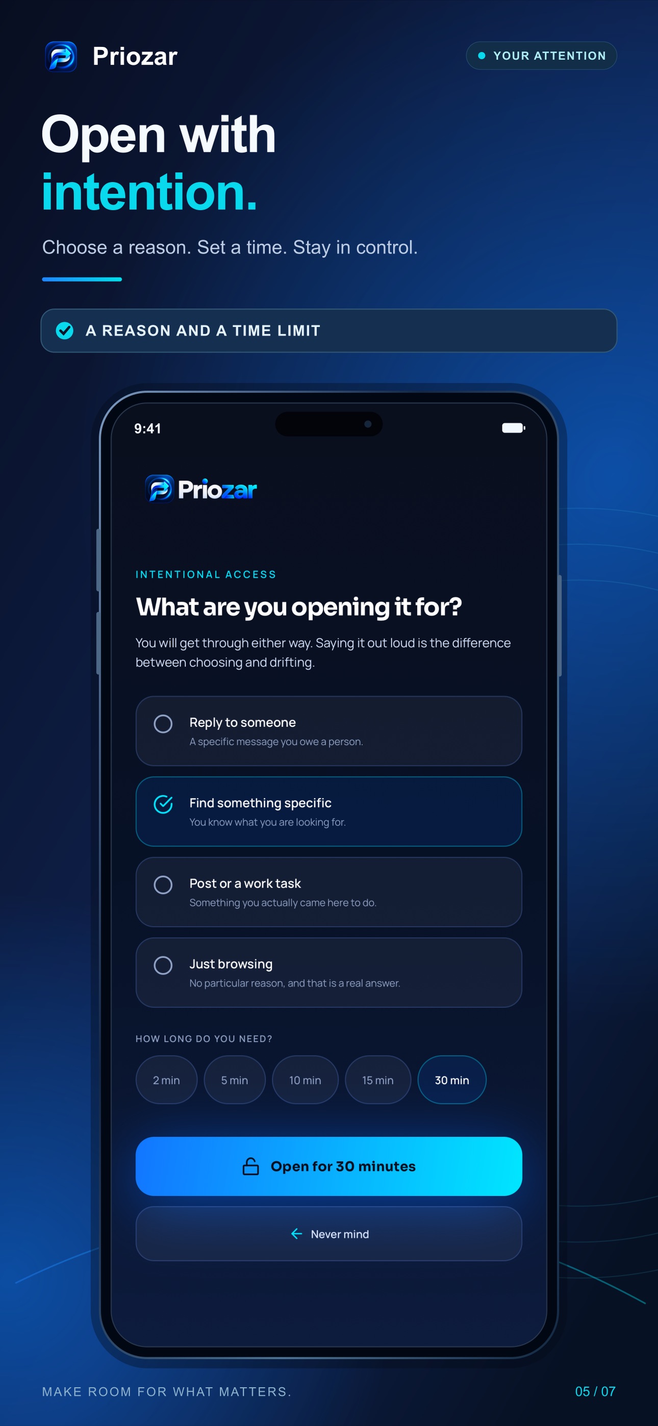 Screenshot 5 of Priozar: Stop Doomscrolling
