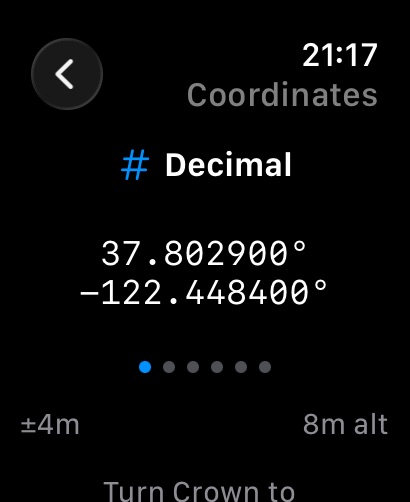 Apple Watch screenshot