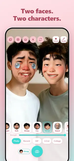 Grinny - Funny Face Camera screenshot 3