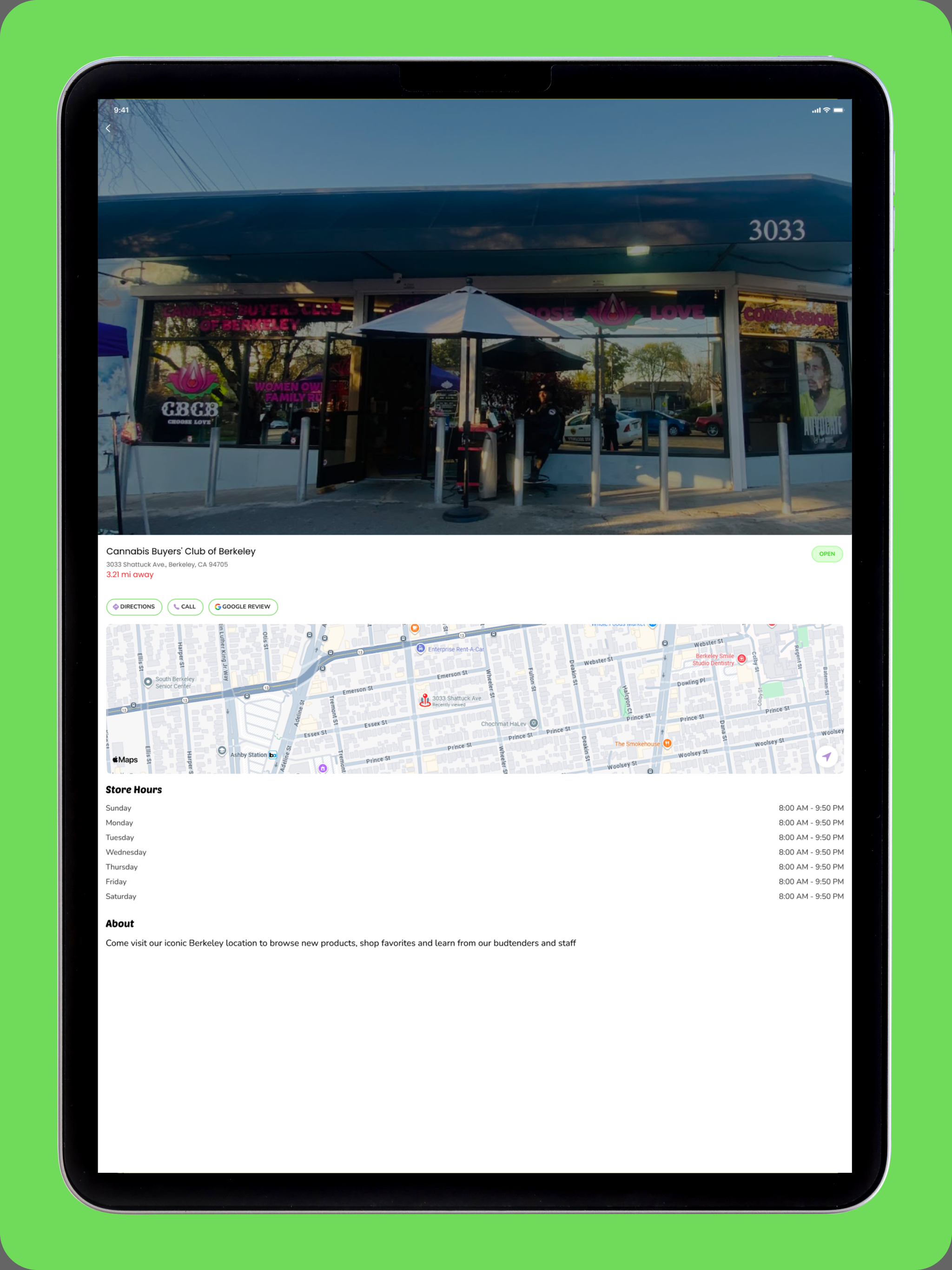 Cannabis Buyers Club Berkeley screenshot 6