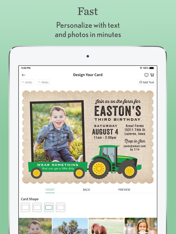 App screenshot