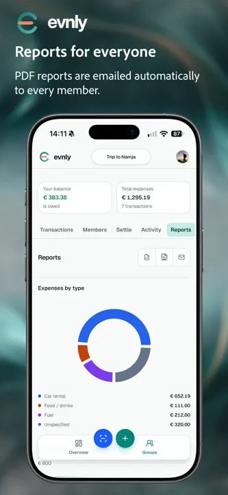 evnly: Group Expenses screenshot 5