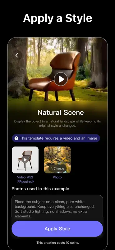 Video IA, Efeitos Anime 3D: VE screenshot 3 of 8