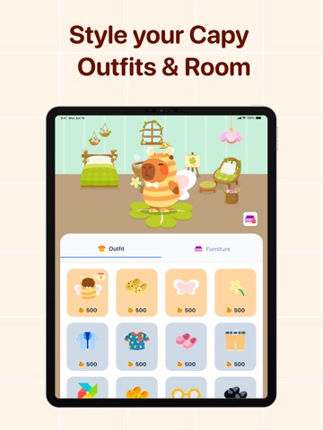 CapyCare: Your Self-Care Pet iPad screenshot 3