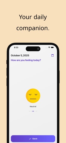 Mood Calendar: Daily Tracker iPhone screenshot