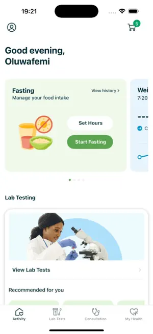Healthtracka screenshot 2