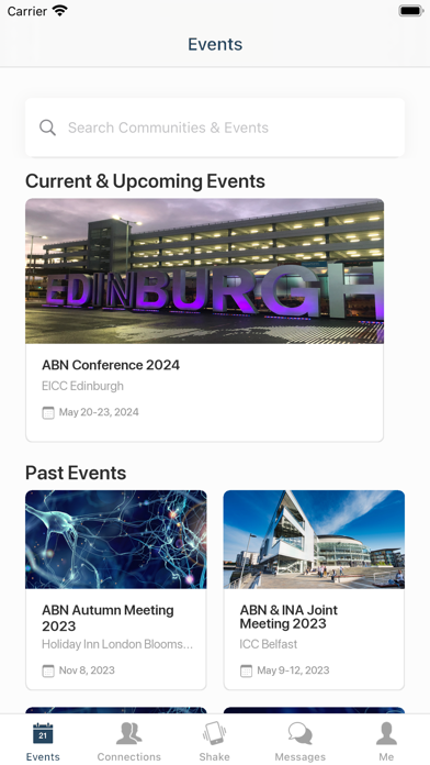 ABN Events Screenshot