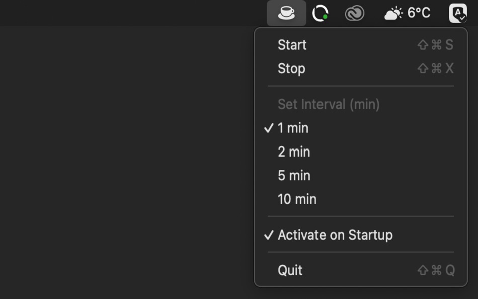 #2. Caffeinated Stay a Awake (macOS) 由: dotOrange