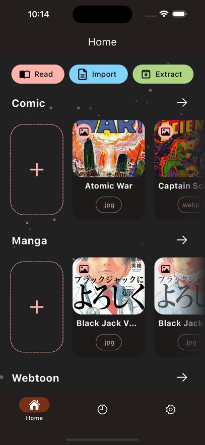 bloopworm - comic book reader
