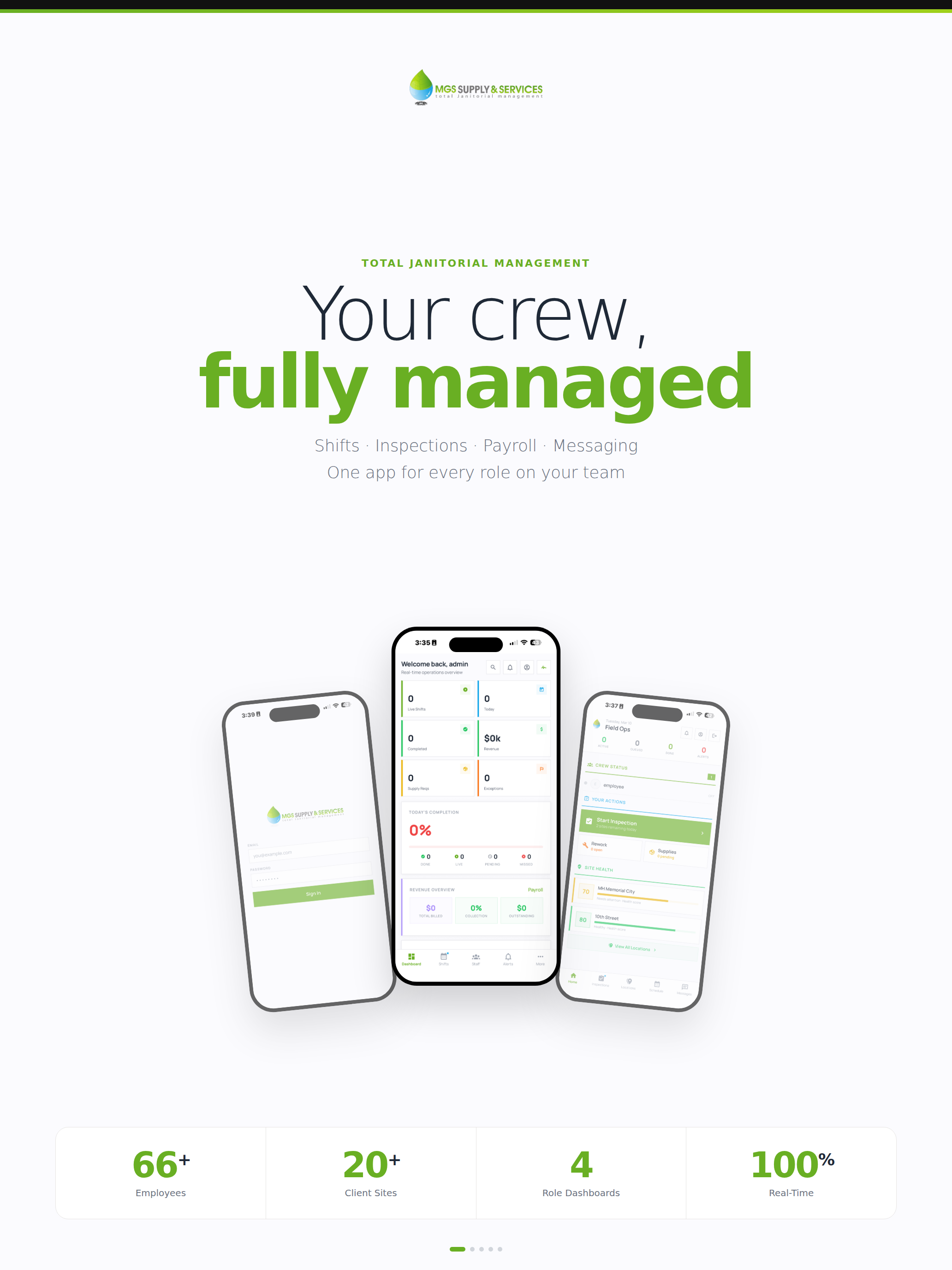 MGS Management App