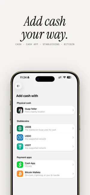 Guap: Stablecoin Wallet screenshot 4