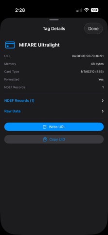 NFCUtil screenshot