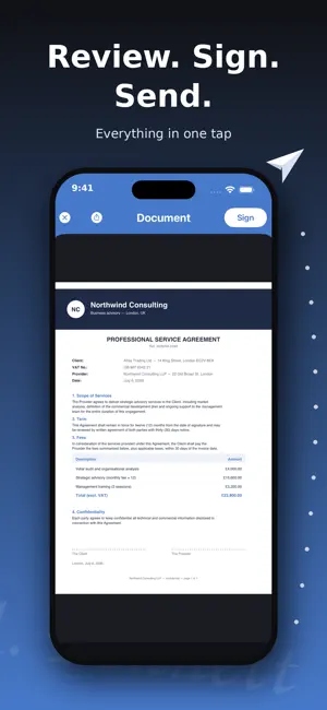 Sign PDF documents screenshot 4