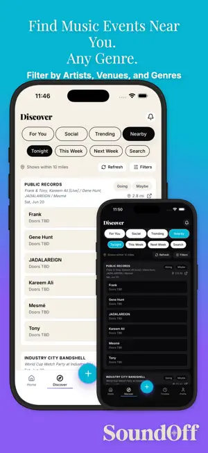 SoundOff: Live Music Companion screenshot 2