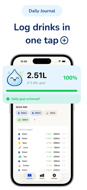 Sip - Water Tracker screenshot 1