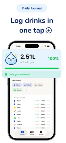 Sip - Water Tracker Screenshot 1 of 7