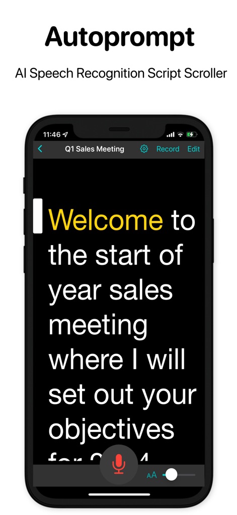 Autoprompt AI Teleprompter - Productivity App | MWM