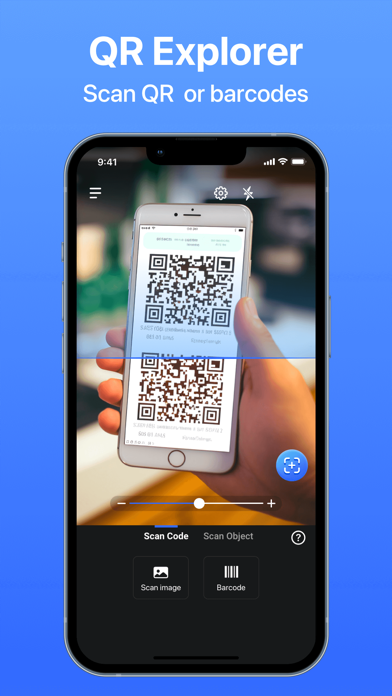 QR Explore Screenshot