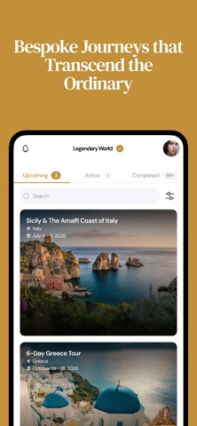 Legendary World Travel iPhone screenshot