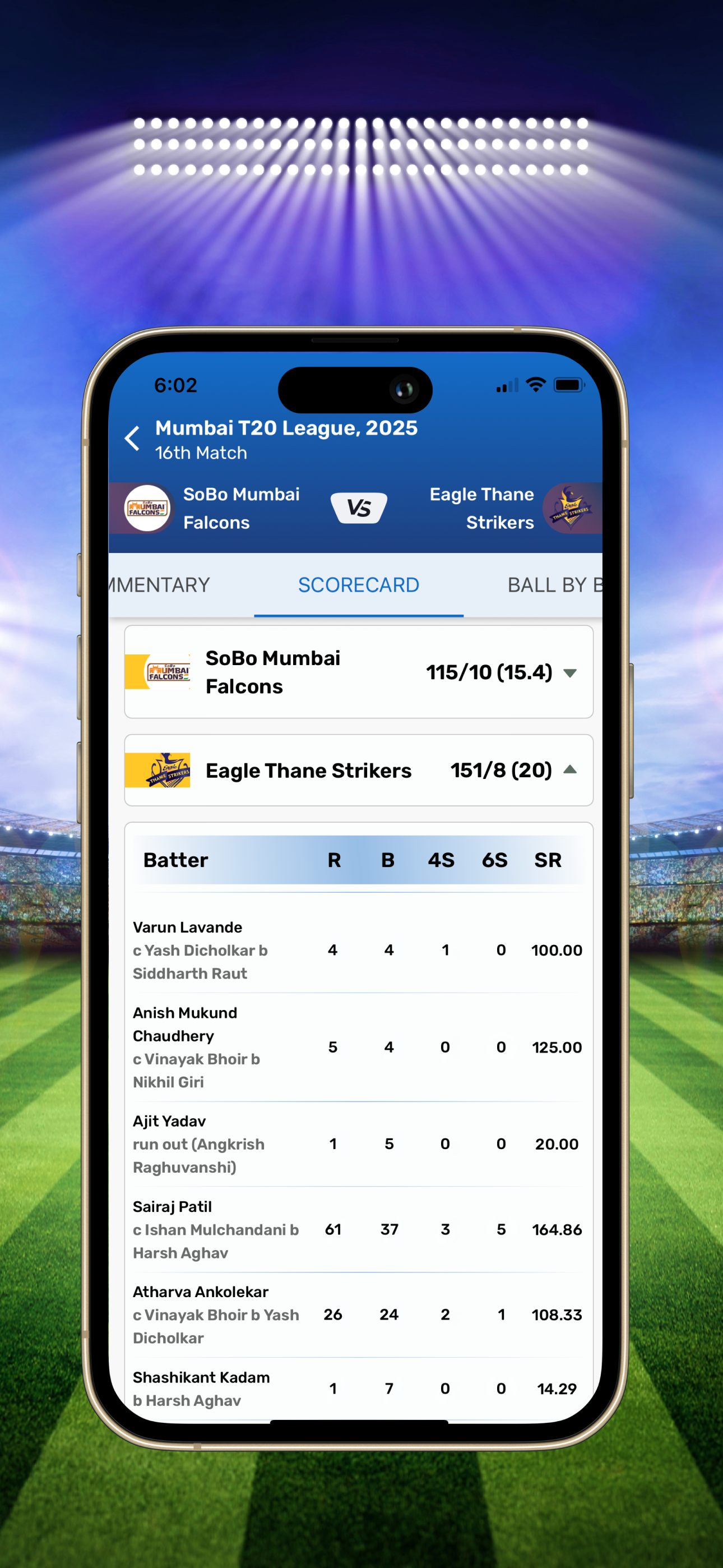 StumpTalk : Live Cricket Score