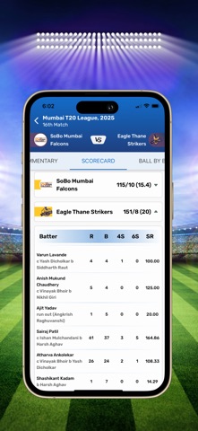 StumpTalk : Live Cricket Score screenshot