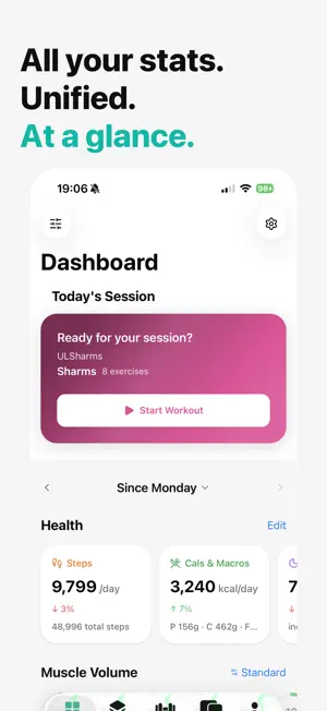 Setio: Workout & Gym Tracker screenshot 1