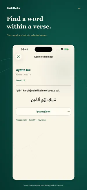 KökRota: Quran Words screenshot 4