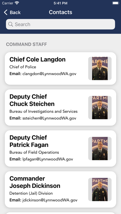 Lynnwood Police Department WA Screenshot