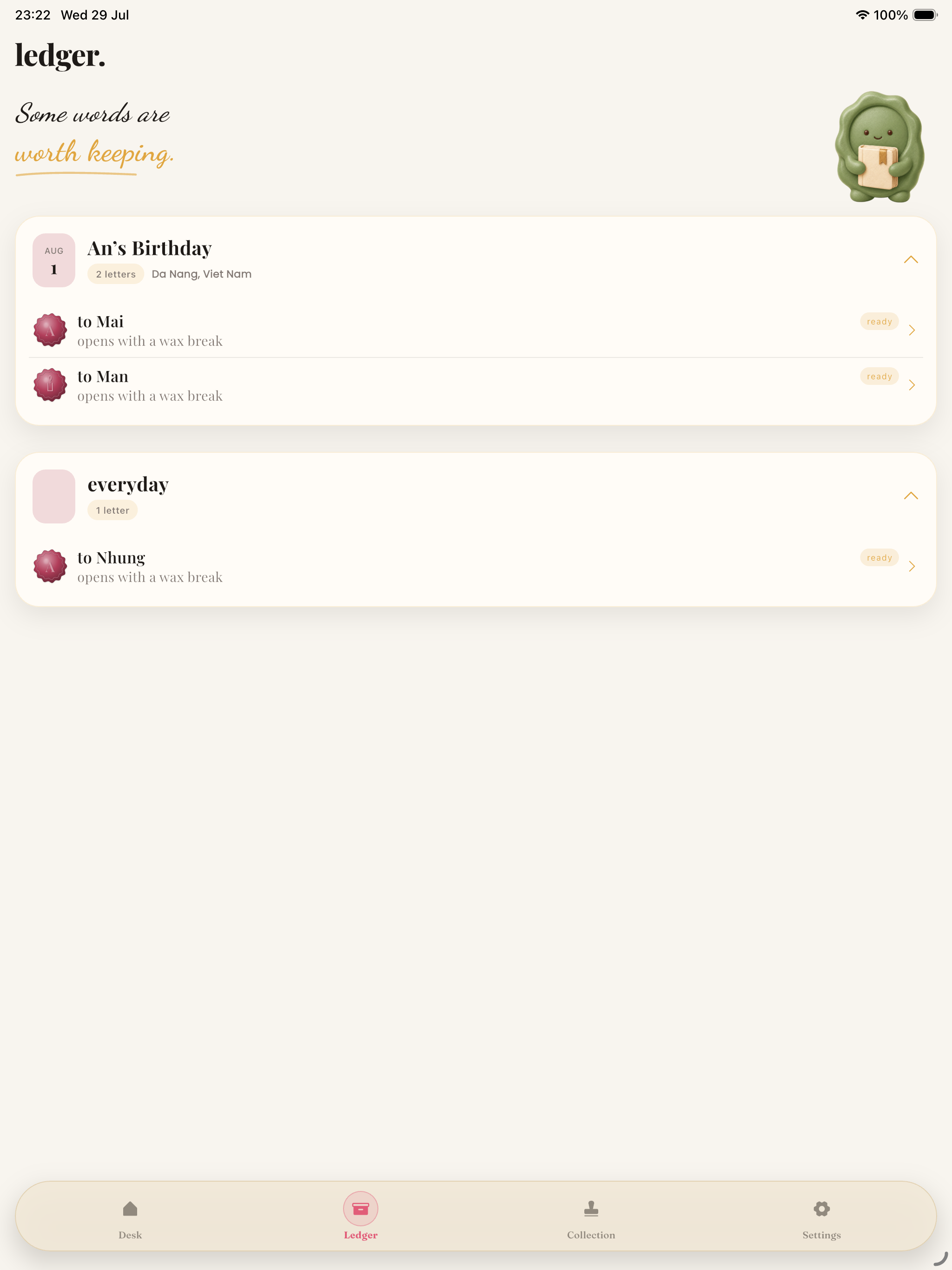 Cachet: Cards & Love Letters screenshot 9
