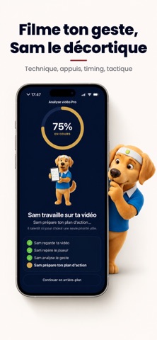 Sam Tennis : Coach IA & match iPhone screenshot