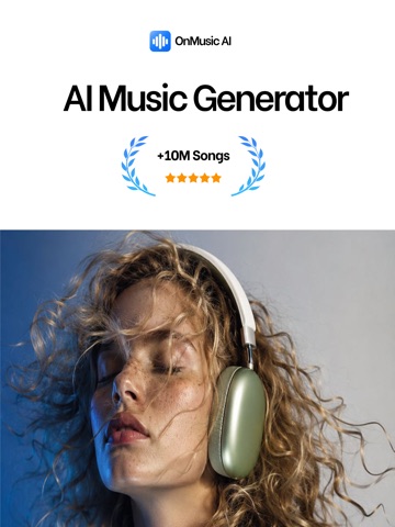 AI Song Generator: OnMusic AI iPad screenshot