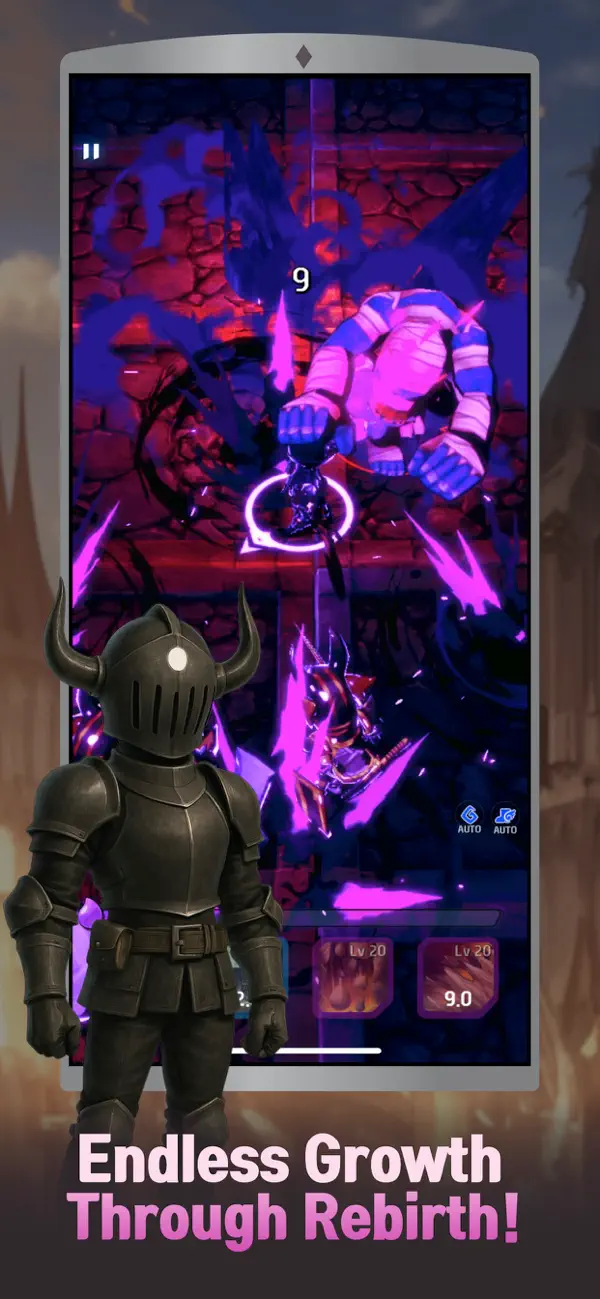 Arcane Knight : Idle RPG Hack screenshot 2 - game app interface