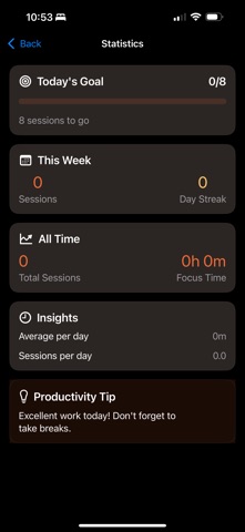 No BS Pomodoro screenshot