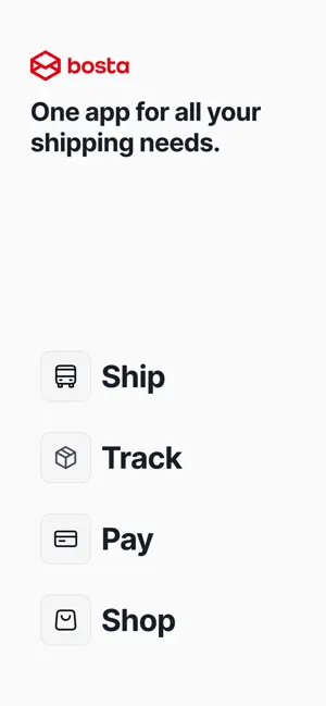 Bosta - Track, Shop, Ship screenshot 1